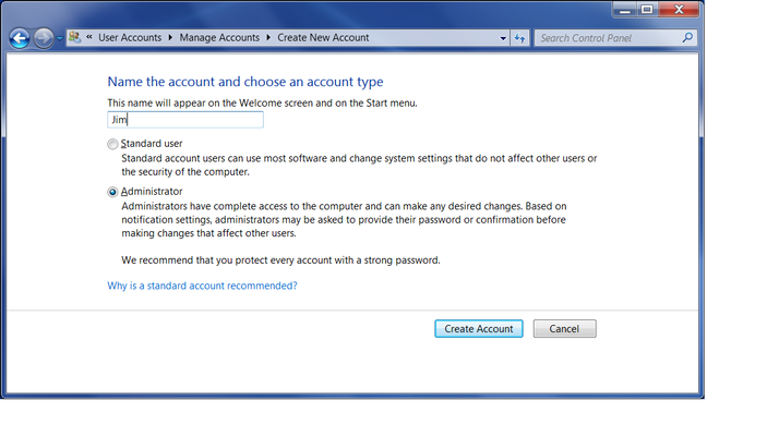 How to fix a corrupt user profile - Step 3